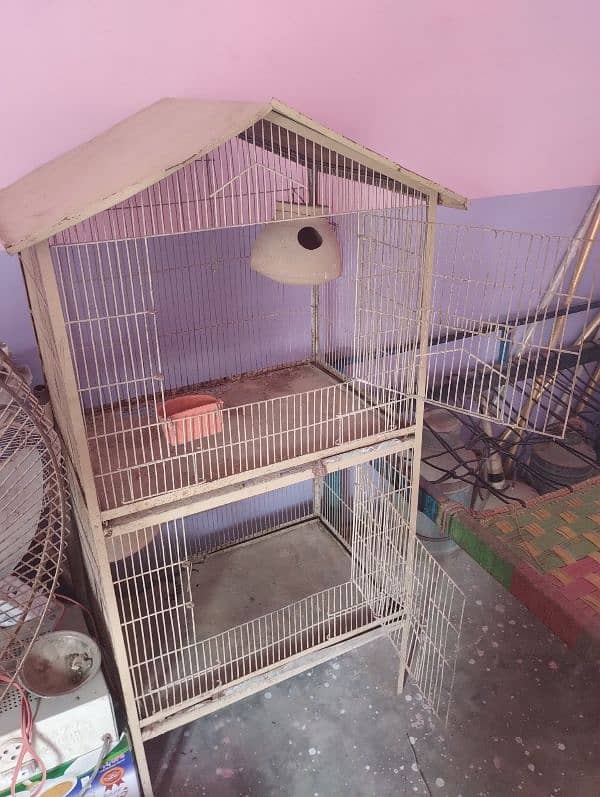 parrot cage. 2