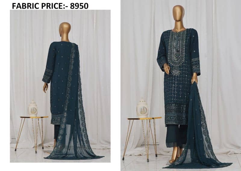 *Sada Bahar Afsanay Luxury Chiffon 3pc Stitched Collection 2024* 12