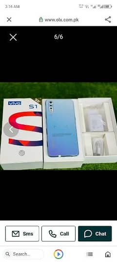 Vivo S1 4/128 GB PTA approved 0325,0411510 WhatsApp number