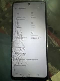 infinix smart 8 front glass crack