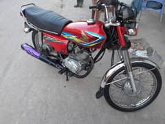 Honda CG125 2018 Model with Golden Number Single Digit