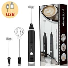 2 in 1 rechargeable coffee and egg beater