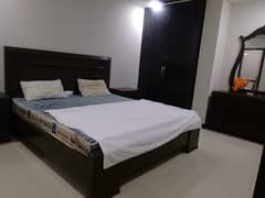 Two bed full furnished flat available for rent in civic center phase 4 bahira