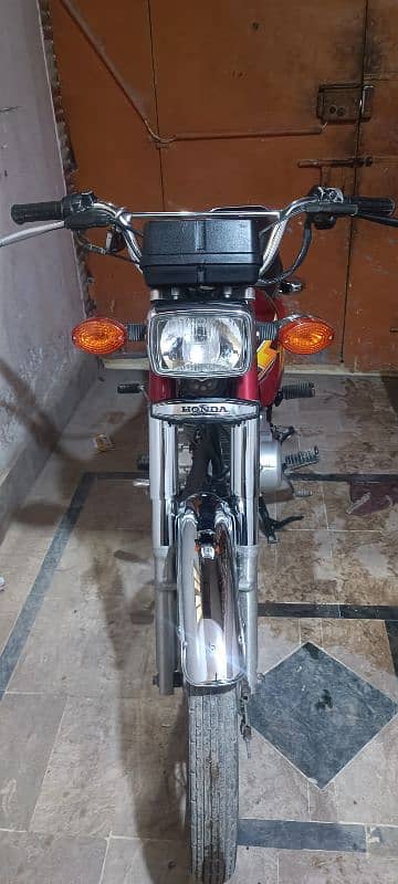 HONDA CG 125 KARACHI NUM 0