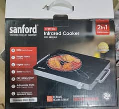 Sanford 2 in 1 Infrared Cooker With BBQ Grill