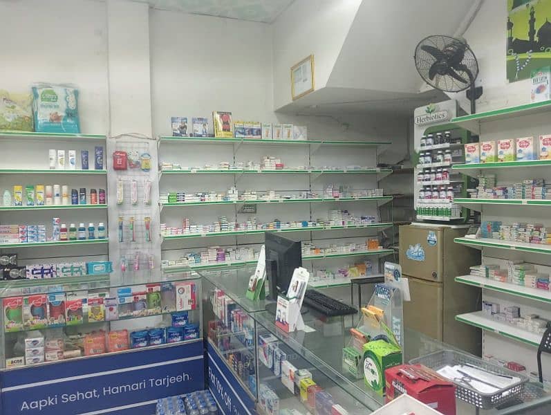 Urgent Pharmacy setup for sale at joray pul. 2