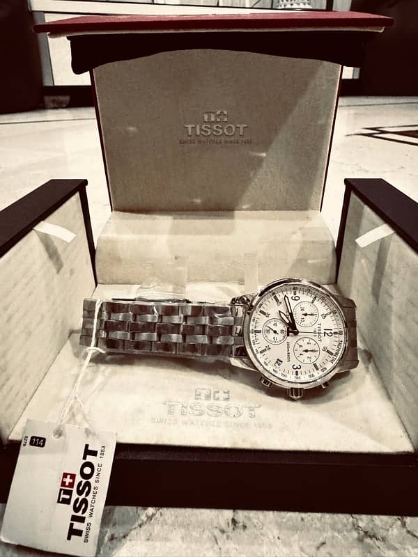 Original Tissot Watch PRC 200 Stainless Steel 3