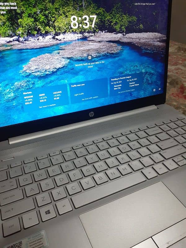 HP Laptop 15S-DU core i5 11th Generation 8 RAM 512 GB SSD 4