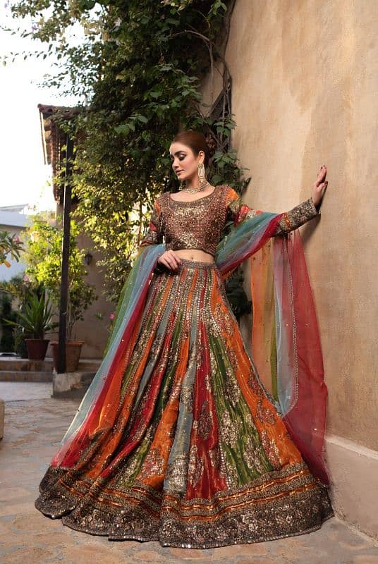 Nakoosh brand lehnga choli 1