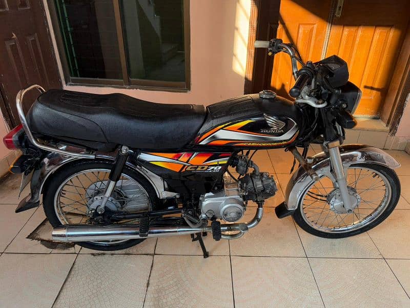 Honda cd70 Dec 2021 model black color for sale 0