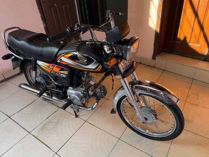 Honda cd70 Dec 2021 model black color for sale 5