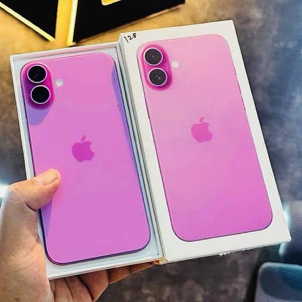 Apple Iphone 16Plus JV Pink Color 128GB Complete Box 1