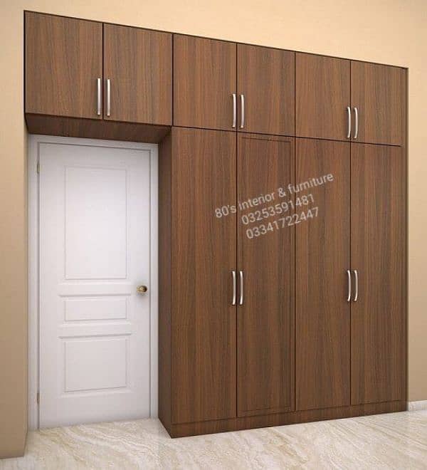 almari, cabinet style cupboard, wall to wall wardrobe,storage cupboard 2