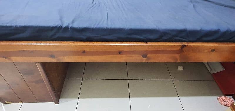 wooden bed with drawers 6