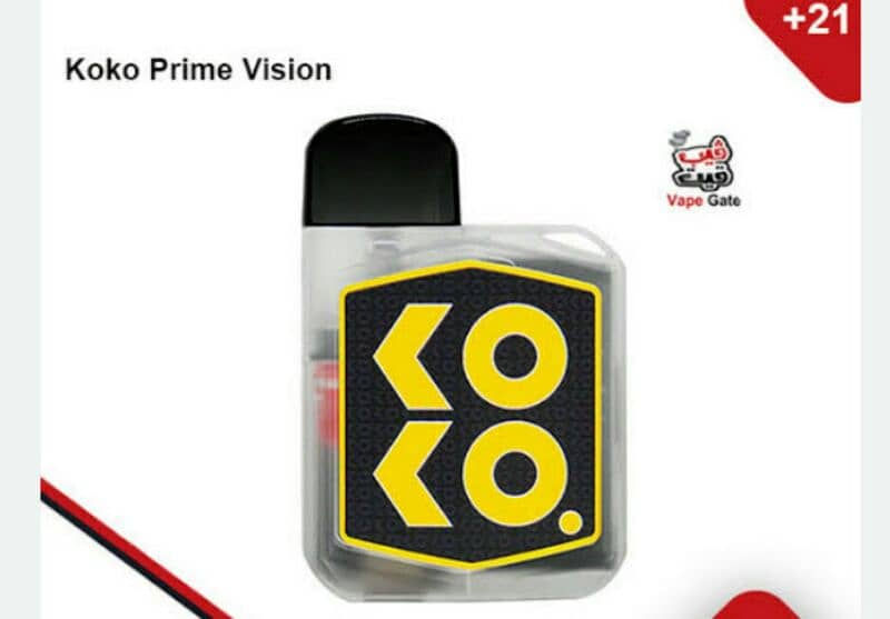 Koko Prime Vision,Vapes,Pods,Mod,Uwell,caliburn,Puffs,Free Base 1