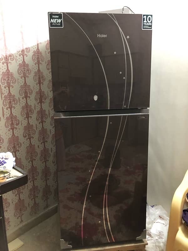 Haier HRF glass door fridge 2