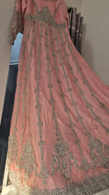 Bridal wear Maxi with heavy fancy work . Only 2 times used 6