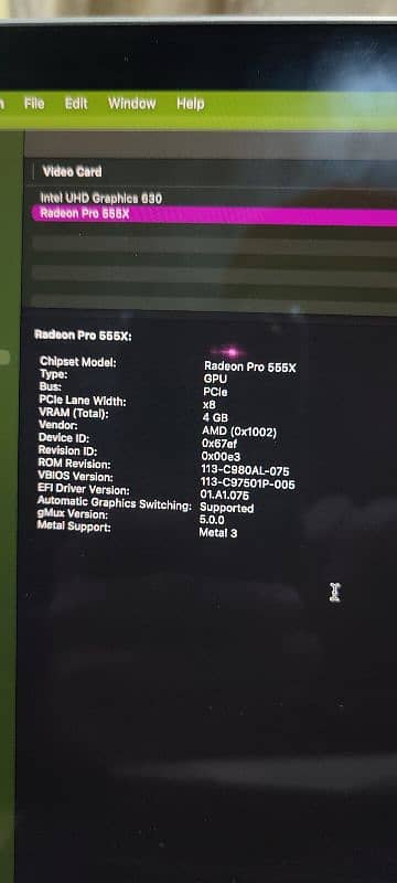 Macbook pro 2019 2