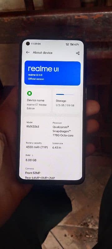 realme gt master edition 5G exchange possible 0