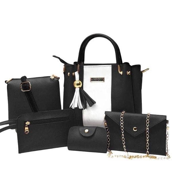 style woman’s PU leather Handbags sets -5 Pcs 3