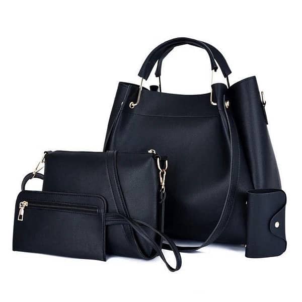 style woman’s PU leather Handbags sets -5 Pcs 6