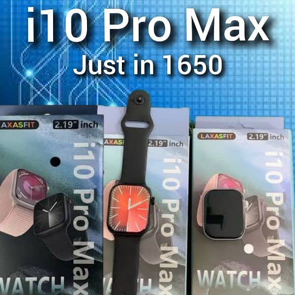 i10 Pro Max watch for sale Smart watch choice of smart peoples 0