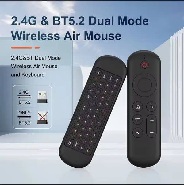 M5 2.4G Bluetooth 5.2 Dual Mode Wireless Air Mouse 03145365002 0