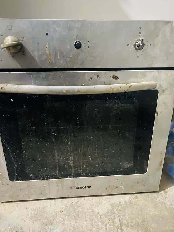 GAS AND ELECTRIC OVEN FULL WORKING CONDITION 1