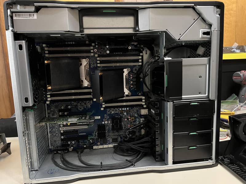 hp z840 workstation dual xeon 16+16 32 core 3