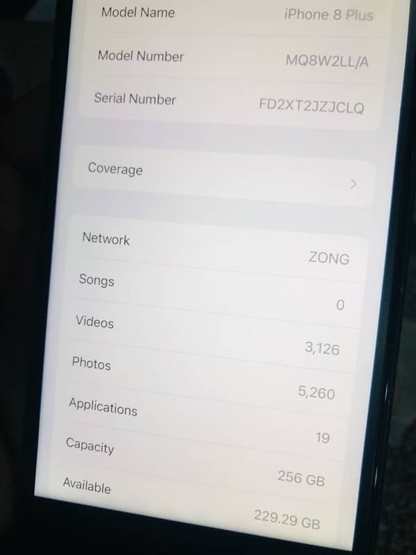 iphone 8plus 256 gb pta approved Fu 7