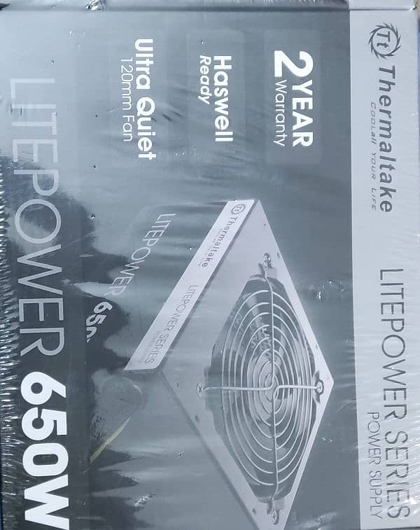 brand new thermal take 650watt power supply 0