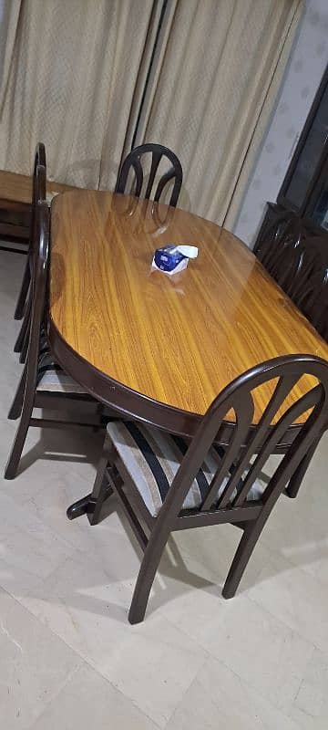 8 seater dining table with chairs 2