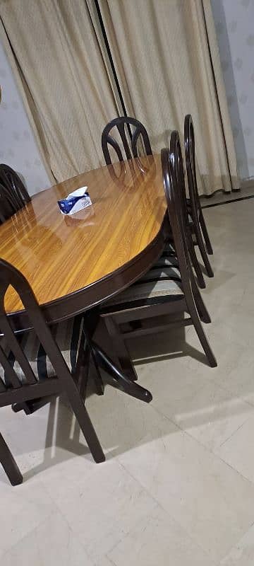 8 seater dining table with chairs 3