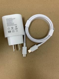 LG V60 Think 25watt original box plugged charger 03234806676