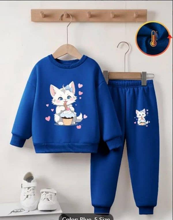 Stylish kids printed Tracksuit 2Pc set Free Shipping 0