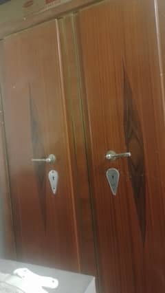 Iron wardrobe two door non defected for sale