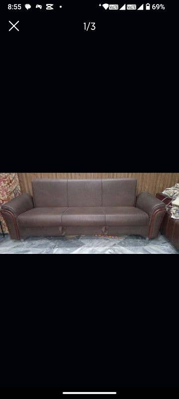 sofa cum bad  good condition 2