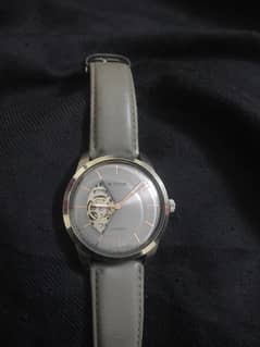 titan automatic watch grey dial