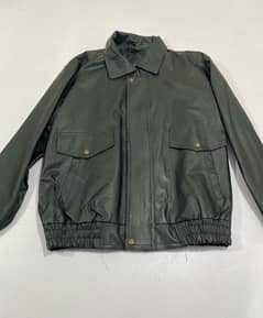 Vintage Unifits baggy fit leather jacket