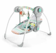 Portable Compact Automatic Baby Swing Bright Starts Whimsical UK