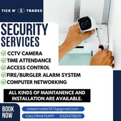 CCTV cameras,Networking and security devices services