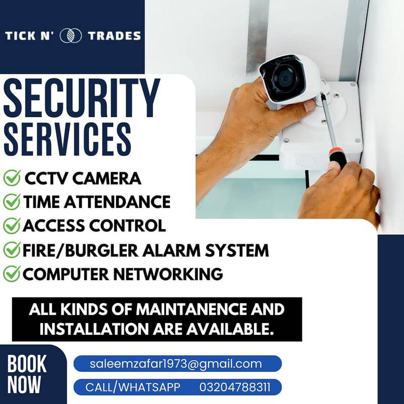 CCTV cameras,Networking and security devices services 0