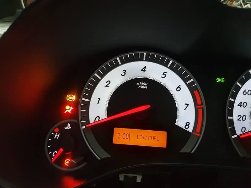 corolla 2012 speedometer 1