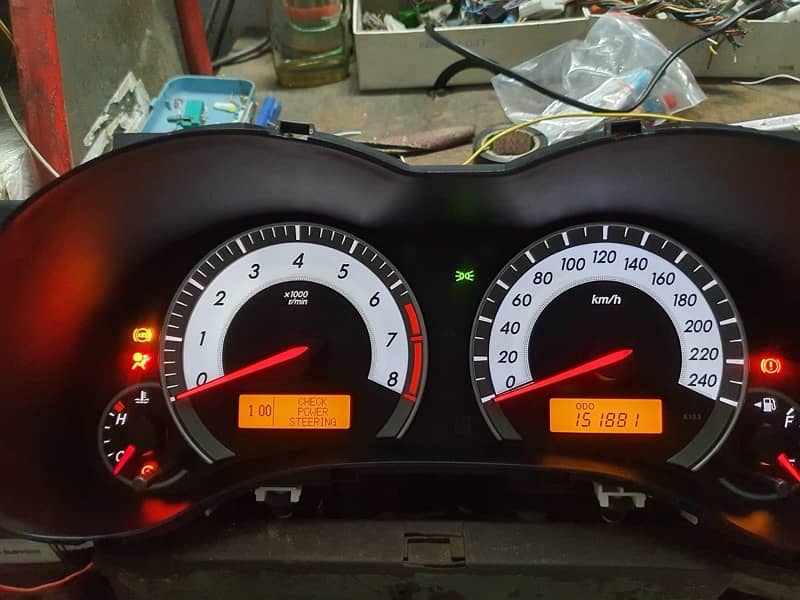 corolla 2012 speedometer 3