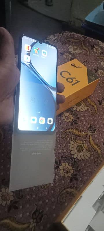 realme C61 mobile with box 14