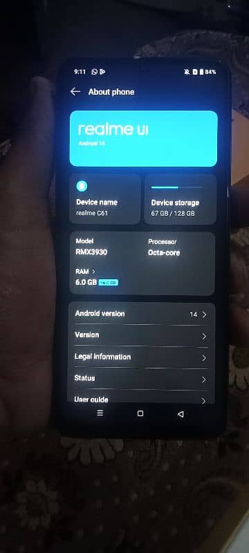 realme C61 mobile with box 15