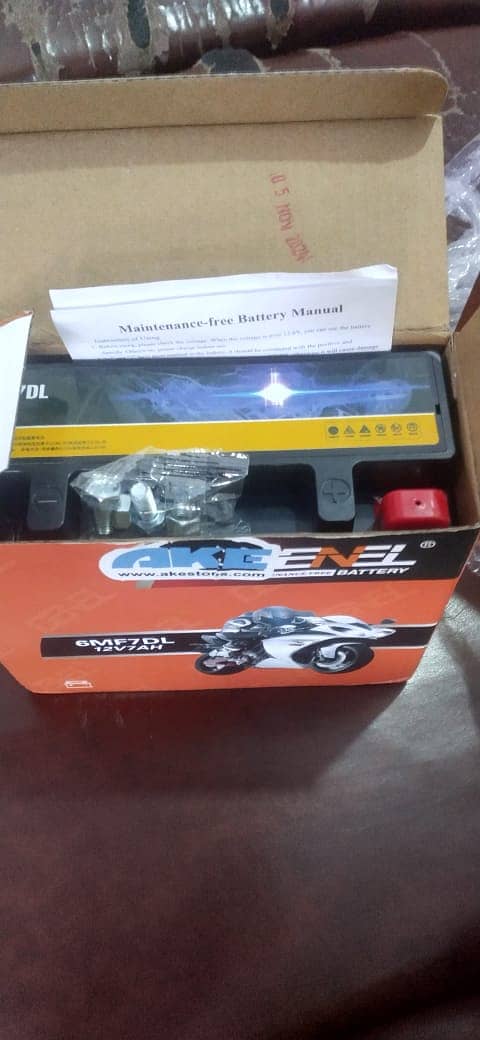 DENEL 7AH, 12V Battery for Suzuki GS150 and Honda CG125 special editi 2