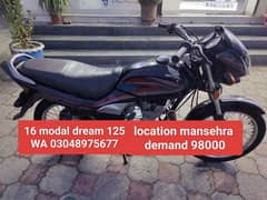 honda 125 dream (16 modal)