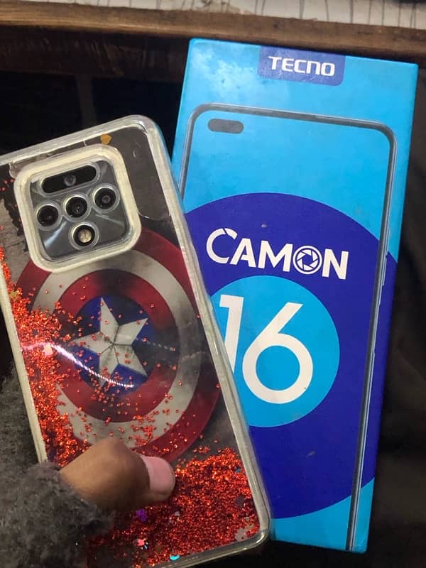 Tecno camon 16 premier complete box 0