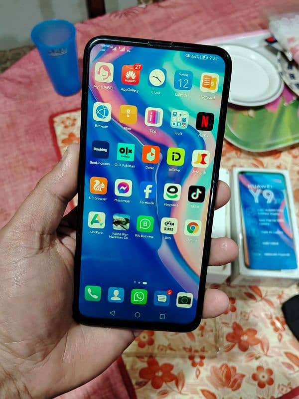 Huawei Y9 Prime 4GB 128 GB box mobile available 0